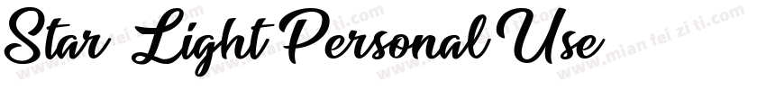 Star Light Personal Use字体转换